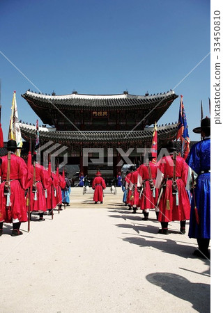 Gwangmyeon shift ceremony, Gyeongbokgung, Gyeongbokgung, Jongno-gu, Seoul 33450810