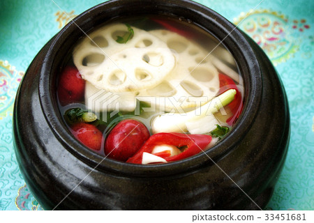 Lotus root, Dongchimi 33451681