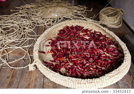 Dried red pepper, Yongin Folk Village, Yongin-si, Gyeonggi-do 33452817