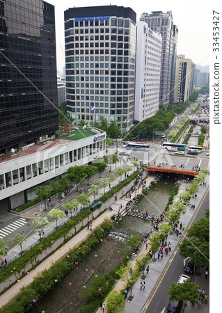 Cheonggyecheon, Jung-gu, Seoul Cheonggyecheon, Jung-gu, Seoul 33453427