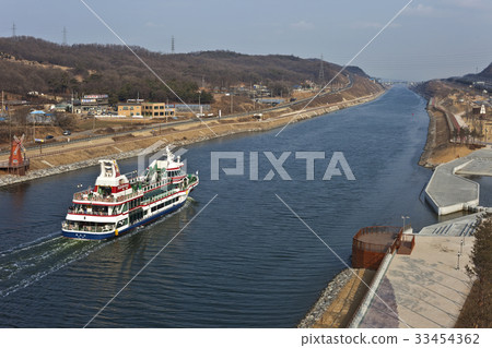 遊輪，Gyeongin，Arawa水道，Seo-gu，仁川 33454362