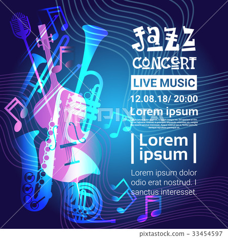 Jazz Festival Live Music Concert Poster 33454597