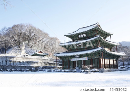 Snow, winter, Mi-ritejeon, Geumsansa, Gimje-si, Jeonbuk Snow, winter, Mi-ritejeon, Geumsansa, Gimje-si, Jeonbuk 33455082