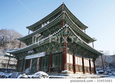 Snow, winter, Mi-ritejeon, Geumsansa, Gimje-si, Jeonbuk Snow, winter, Mi-ritejeon, Geumsansa, Gimje-si, Jeonbuk 33455083