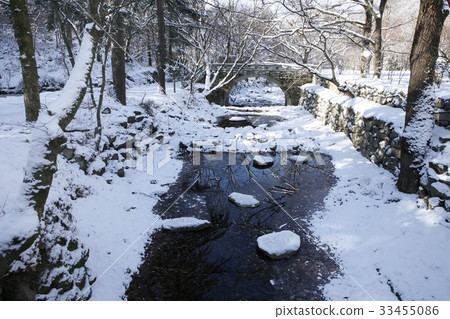 Snow, Winter, Stream, Gimje, Jeonbuk Snow, Winter, Stream, Gimje, Jeonbuk 33455086