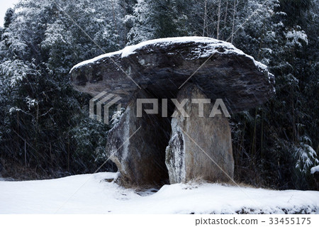 雪，冬天，都爾門，高敞郡，全北 33455175