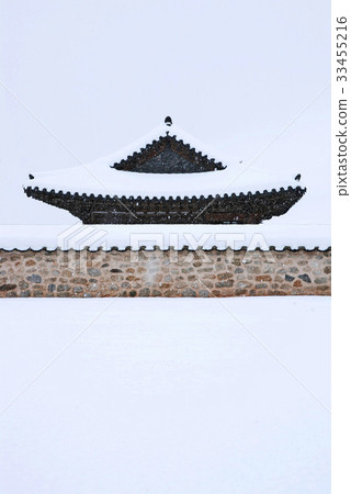 雪，冬天，Bokjeonggi Doctor's Memorial，Jeongeup，Jeonbuk 33455216