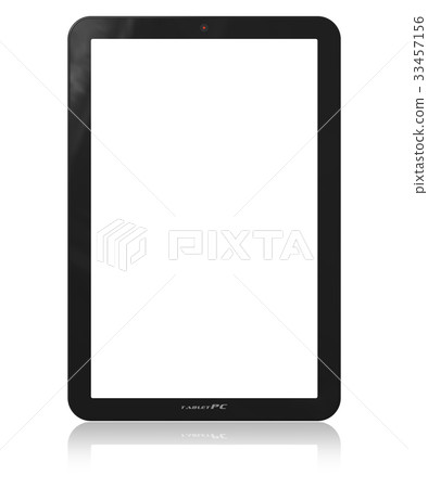 Blank vertical tablet PC template 33457156