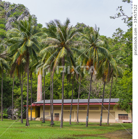 Crematorium in complex of Buddhist Temple 33457522