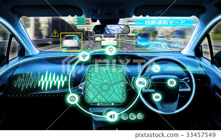 autonomous car, driverless car, digital 33457549