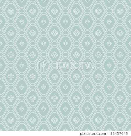 Seamless Vector Pattern With Royal Lily 33457645