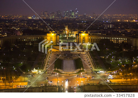 Night view of Paris Night view of Paris 33457828