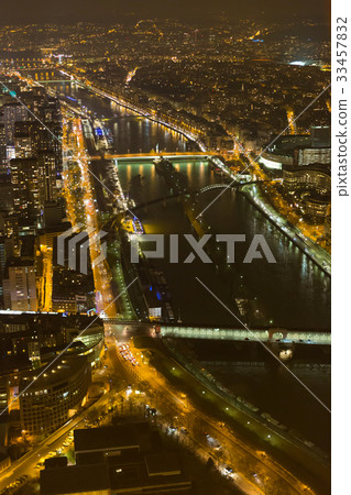 Night view of Paris Night view of Paris 33457832