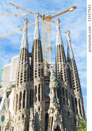 Sagrada Familia in Barcelona, Spain 33457941