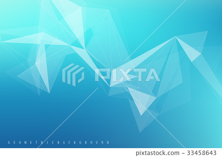 Geometric graphic background molecule and Geometric graphic background molecule and 33458643