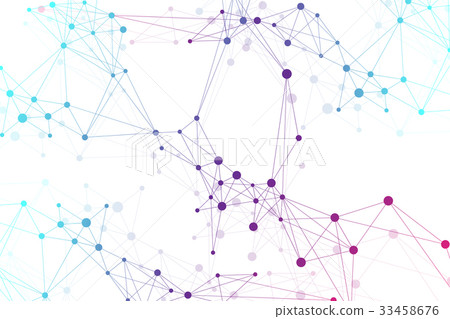 Geometric graphic background molecule and Geometric graphic background molecule and 33458676