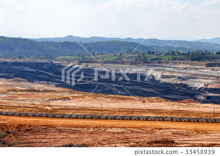 Open mining pit Open mining pit 33458939