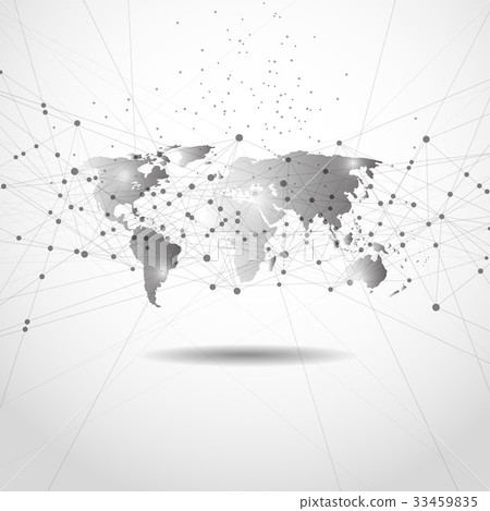 Business global network connection 33459835