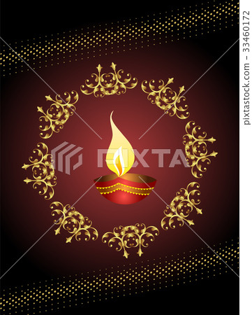 Diwali Greeting Design 33460172
