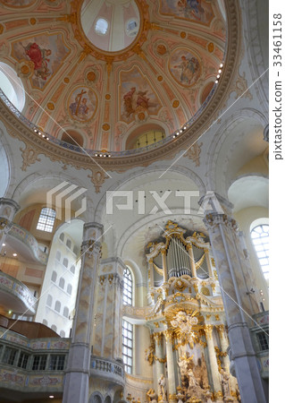 Inside the Dresden Church of Our Lady 33461158
