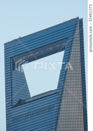 Blue sky Shanghai, financial district Blue sky Shanghai, financial district 33461373