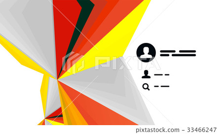 Modern triangle presentation template Modern triangle presentation template 33466247
