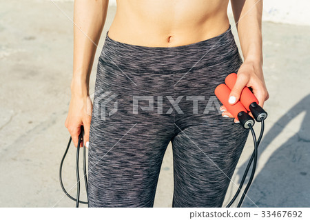 Cropped image of sports woman Cropped image of sports woman 33467692