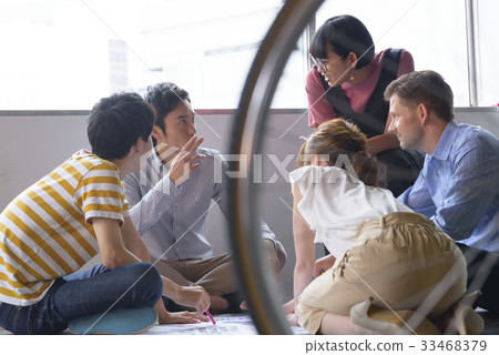 多國創意會議場景 多國創意會議場景 33468379