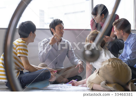 多國創意會議場景 多國創意會議場景 33468381