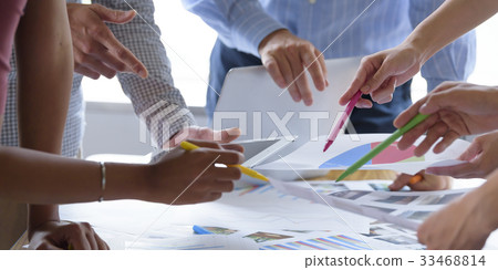 Multinational creative meeting scene Multinational creative meeting scene 33468814