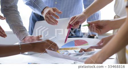 Multinational creative meeting scene Multinational creative meeting scene 33468816