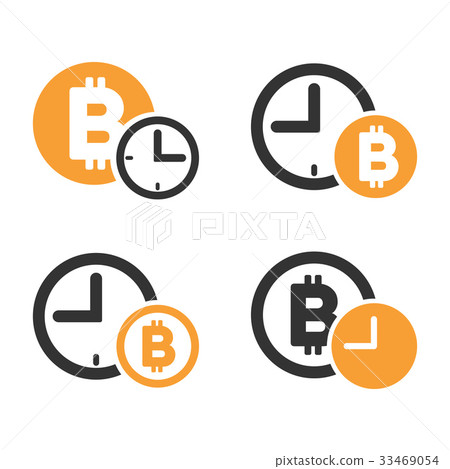 Bitcoin Credit Vector Icon Set 33469054