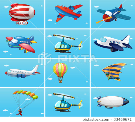 Different types of aircrafts Different types of aircrafts 33469671