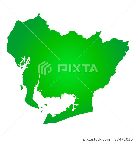 Aichi Prefecture Map 33472030