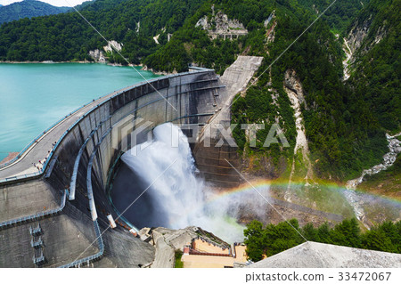 [Toyama Prefecture/Tourist Attractions] Kurobe Dam (rainbow) 33472067
