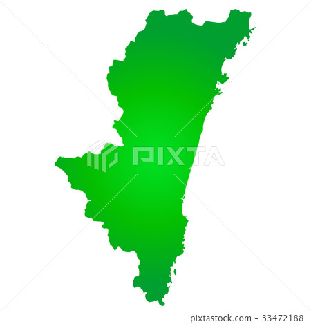 Miyazaki Prefecture Map 33472188
