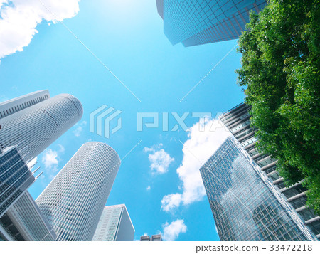 High-rise building around Nagoya Station 33472218