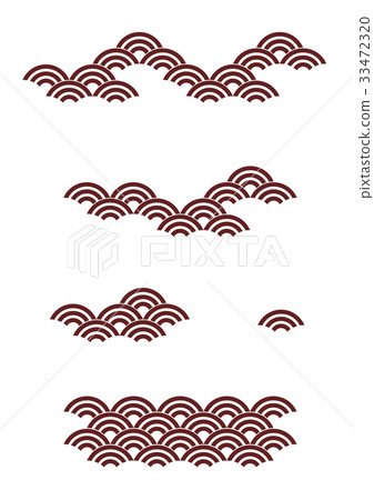 藍色海浪_紅色 33472320