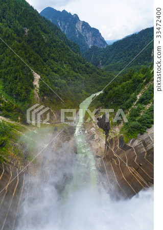 [富山縣/旅遊景點]黑部大壩（從堤防處出來） 33472400