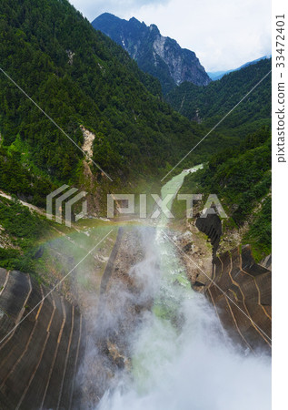 [富山縣/旅遊景點]黑部大壩（從堤防處出來） 33472401