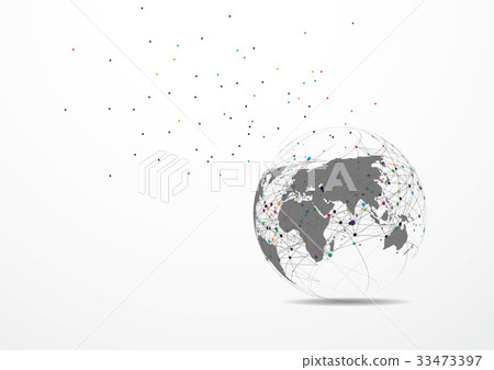 Business global network connection 33473397