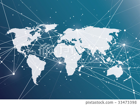 Business global network connection 33473398