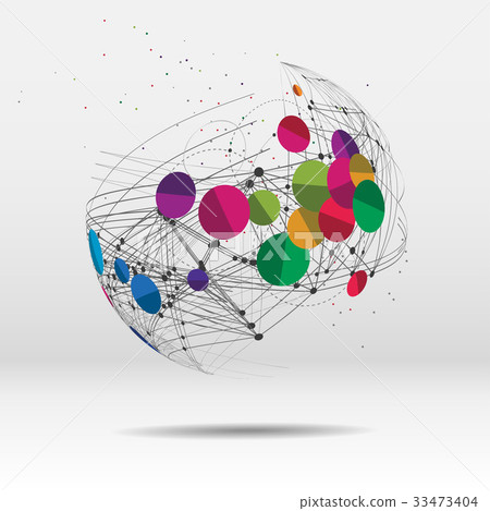Business global network connection Business global network connection 33473404