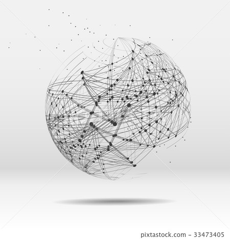 Business global network connection 33473405