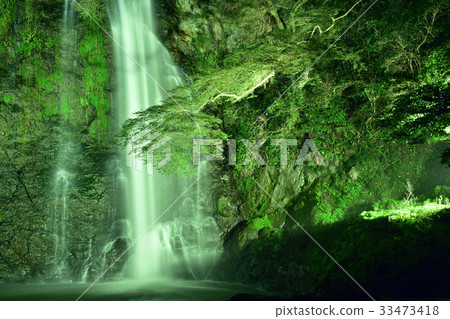 Mino Falls Summer light up Mino Falls Summer light up 33473418