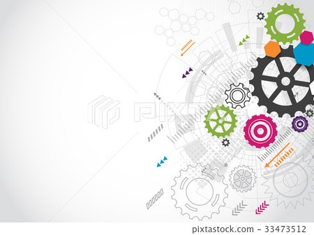 Abstract technology background 33473512