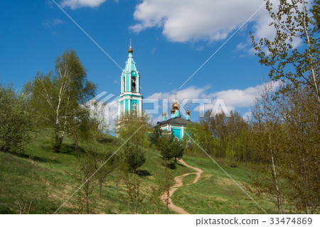 Canonic view of small russian ortodox church Canonic view of small russian ortodox church 33474869