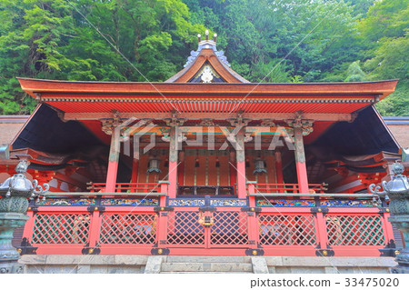 Main hall of deep green Danzan Shrine 33475020