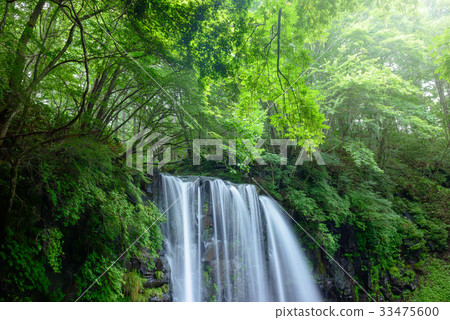 Japanese waterfall Japanese waterfall 33475600