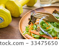Diet concept, healthy food, fresh vegetable salad  33475650